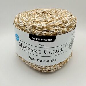 Macrame Colors Yarn in Dried Tan Marl 82 yds 10.5 oz